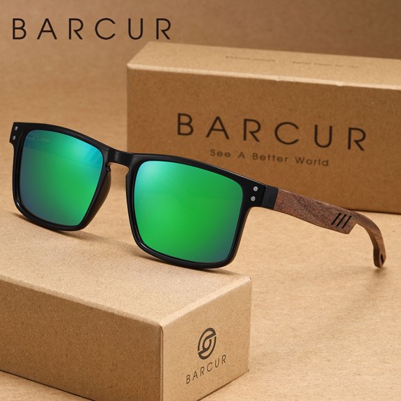 BARCUR Lightweight And Comfortable Vacation Style Sunglasses With UV Protection And Reduced Glare. Brand Packaging Is A Great Gift Item