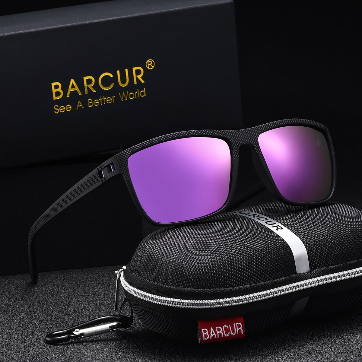 BARCUR Sunglasses for Men And Women Color TAC Lenses Classic  display picture 1