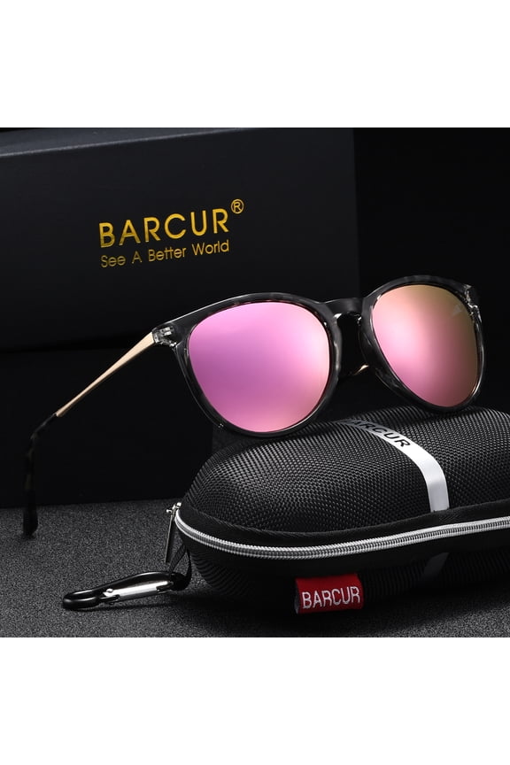 Vintage Style Men Sunglasses TAC Lens Material Elliptical Frame Fishing Versatile Reduces Glare Anti UV Brand Packaging