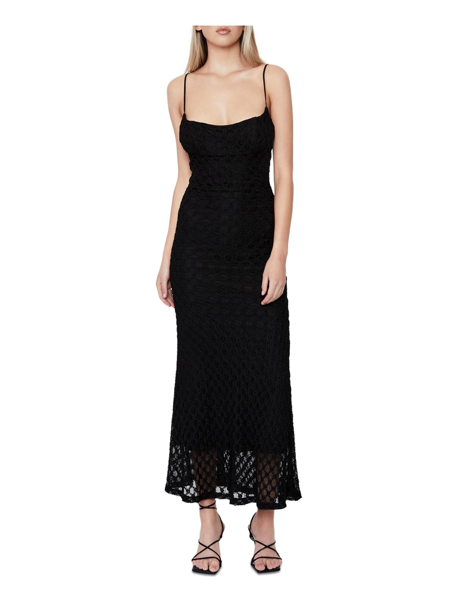 Bardot Women's Adoni Mesh Slip Dress - Black - 6 Bardot Women's Adoni Mesh Slip Dress - Black - 6
