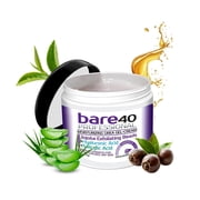 BARE 40 PRO, 40% Urea Gel w/ 2% Salicylic Acid and Hyaluronic Acid, Tea Tree Oil, Aloe Vera Extract, Jojoba Beads, 4oz Jar, Works on Corns, Calluses, Cracked Heels, Superior Hydration to Urea Creams