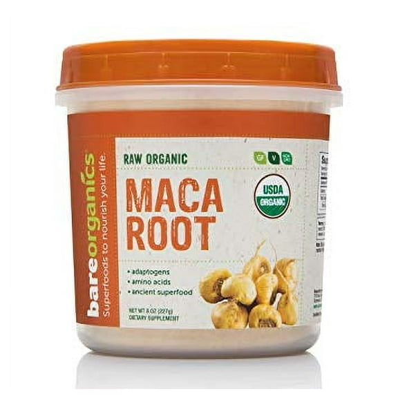 BARE ORGANICS Organic Maca Powder 8 OZ