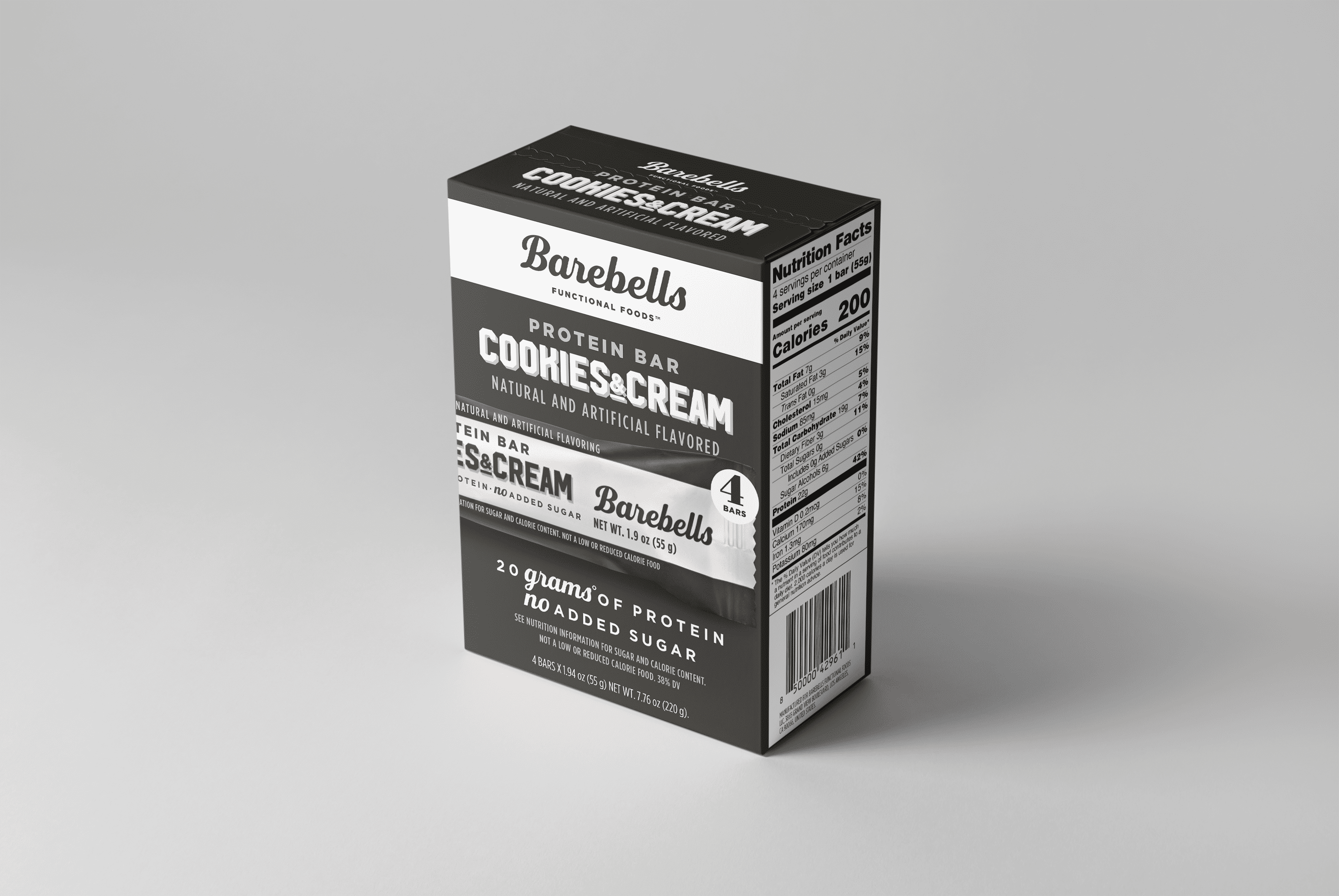 BAREBELLS COOKIES CREAM 4PCK