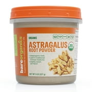 BAREORGANICS Astragalus Root Powder Raw - Organic 8oz 227G