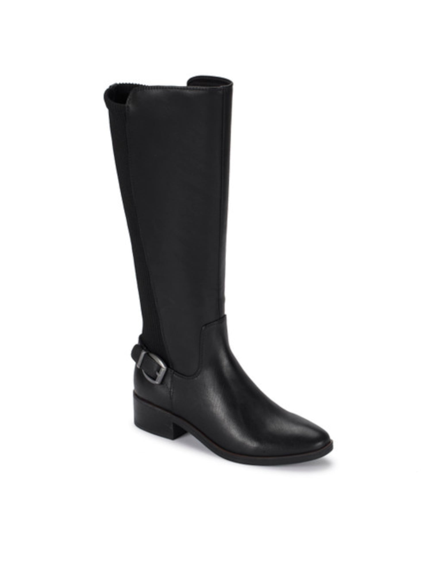 IMPO Womens Black Cushioned Reiley Round Toe Zip-Up Riding Boot M