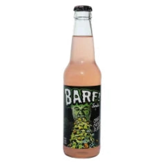 Rocket Fizz Barf Soda Flavor | Cane Sugar | Craft Soda Pop Drinks | 12 oz in Glass Bottle (6 Pack)