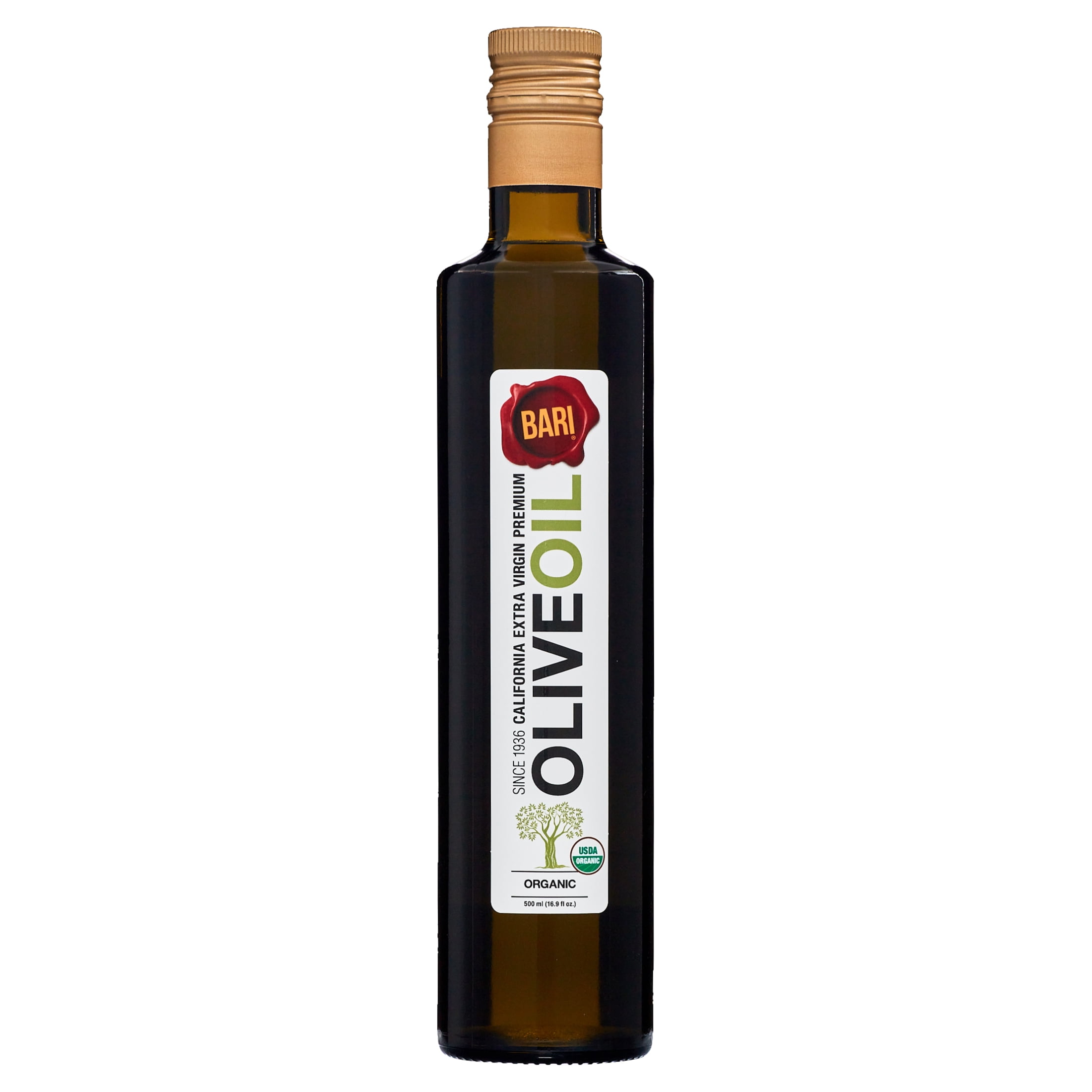 Bari Extra Virgin California Organic Olive Oil, 16.9 oz - …