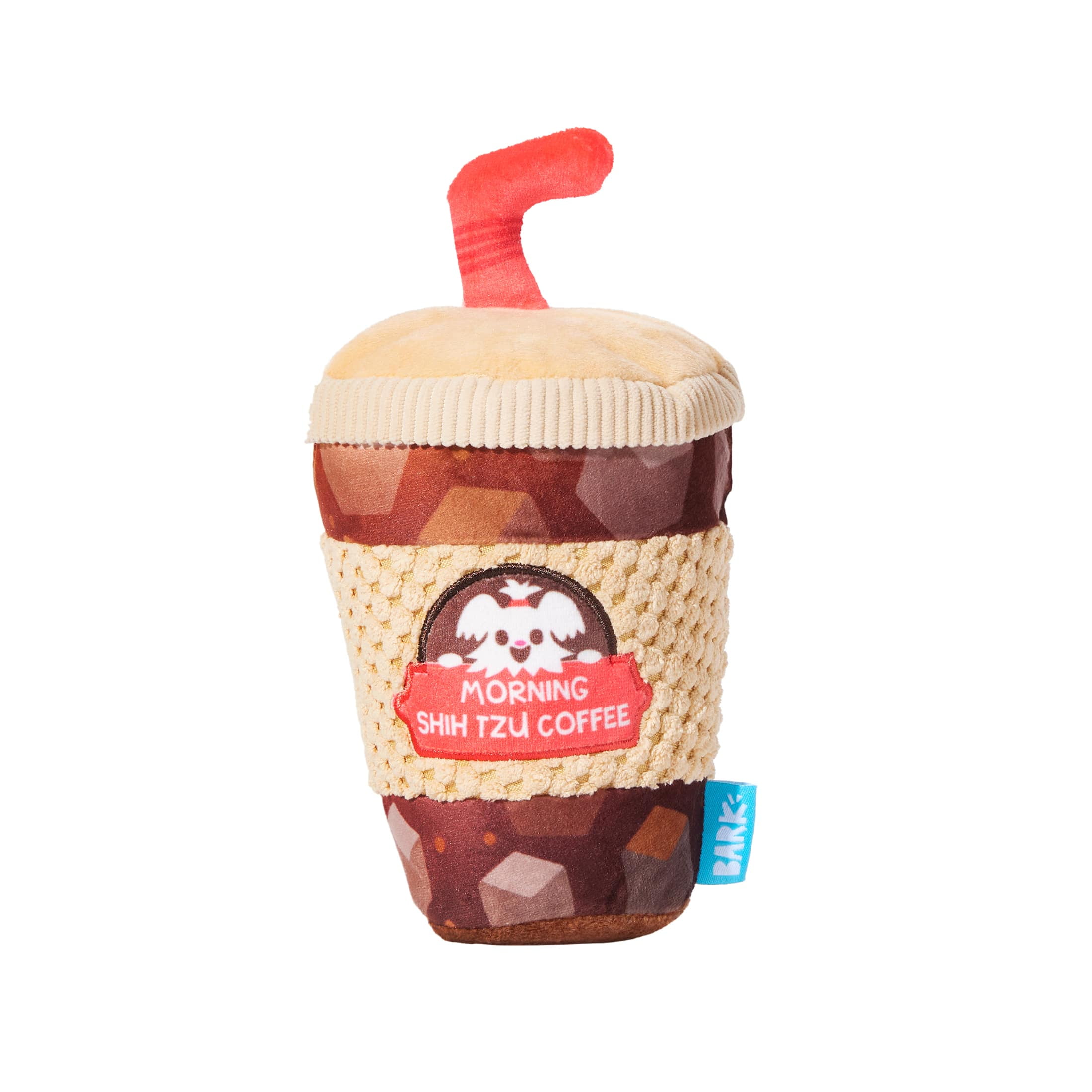 BARK Cold Chew Coffee Plush Dog Toy, All Dog Sizes
