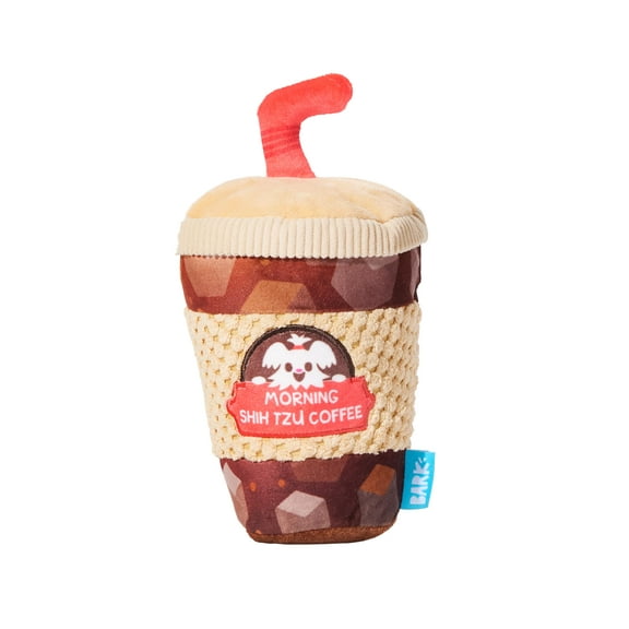 BARK Cold Chew Coffee Plush Dog Toy, All Dog Sizes