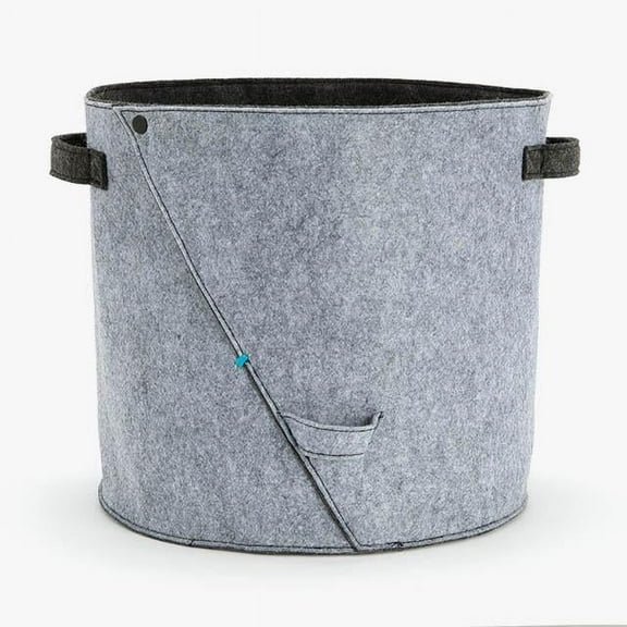 BARK Felt Toy Bin; Home Storage Stylish Felt Toy Bin; Compact 11.5x12.5 Multiuse Pet Storage Bin