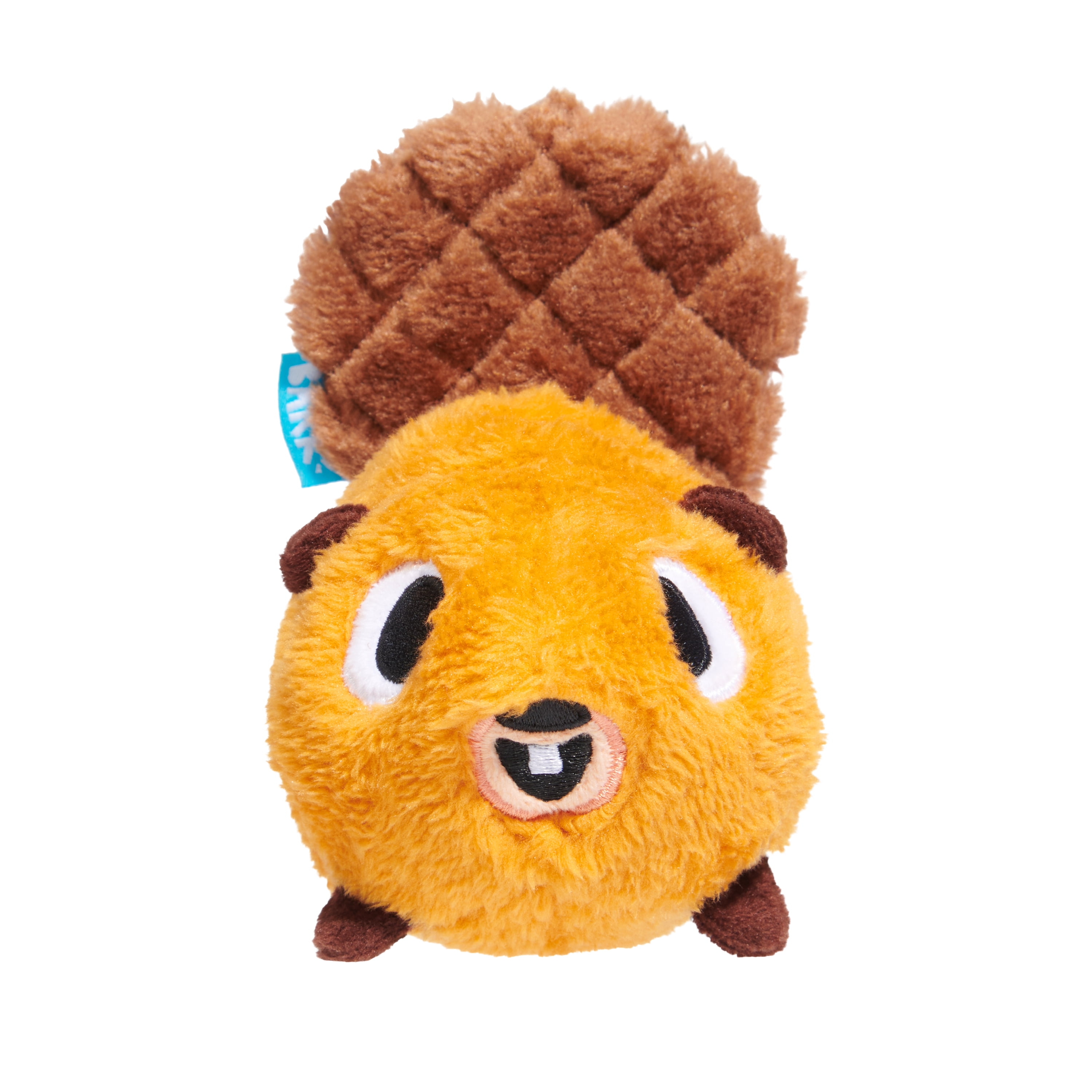 Bark Plush Dam Daniel Beaver Dog Toy Brown for Small and Medium Dog Sizes