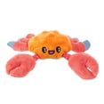 BARK Plush Dog Toys Sally Bitefoot Crab, for Dogs of All Sizes