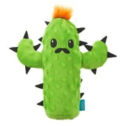 BARK Prickly Pete Dog Toy, Surprise Squeaker Toy Inside, Extra Small to Small Dogs, Green
