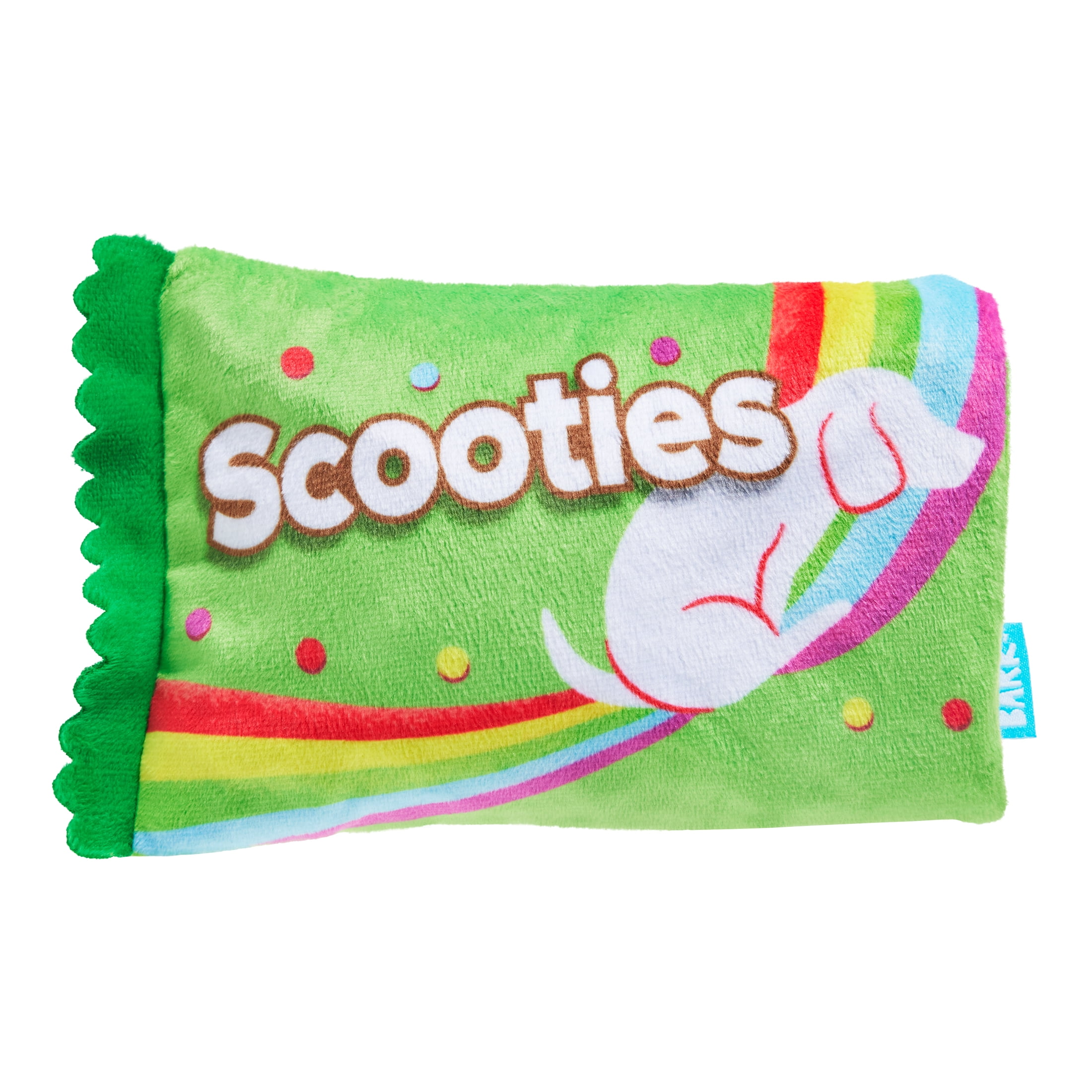 BARK Sour Scooties Halloween Candy Plush Dog Toy, Multicolor, for Dogs