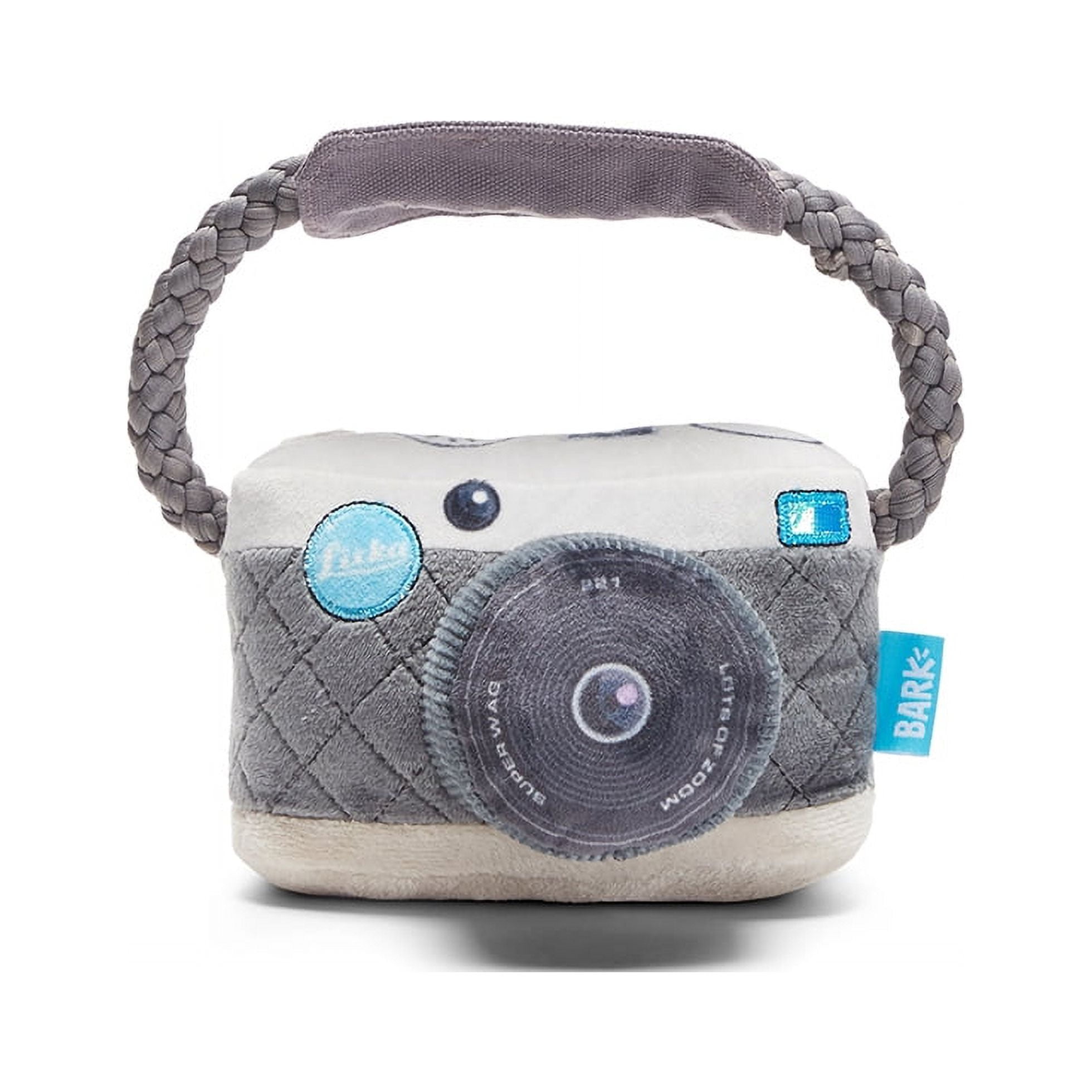 BARK Stuffed Plush Tug Dog Toy - Licka K9 Camera