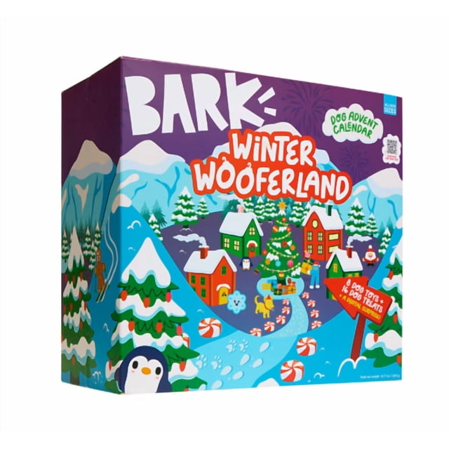 BARK Winter Wooferland Dog Advent Calendar, 24 Days, 16 Treats & 8 ...