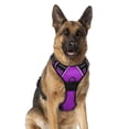 thumbnail image 1 of BARKBAY No Pull Dog Harness for Large Dogs with 2 Metal Leash Clips Reflective and Easy Control Handle for Walking Training Running Purple,XL, 1 of 9