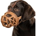 thumbnail image 1 of BARKLESS Dog Muzzle, Basket Muzzle for Biting, Chewing and Scavenging, Humane Cage Mouth Cover, Perfect for Grooming and Training Small, Medium, Large Aggressive Reactive Dogs, 1 of 7