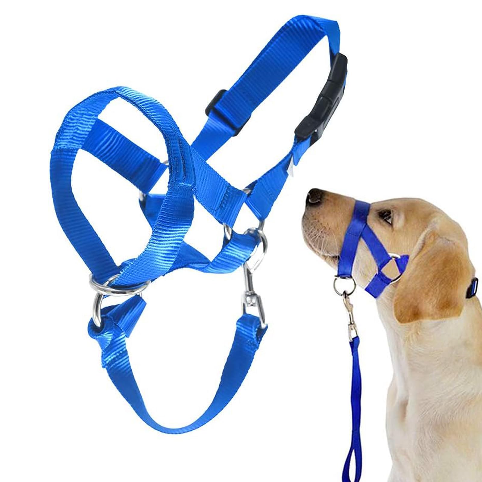 BARKLESS Soft Dog Head MMF7 Collar, No Pull Training Tool for Small