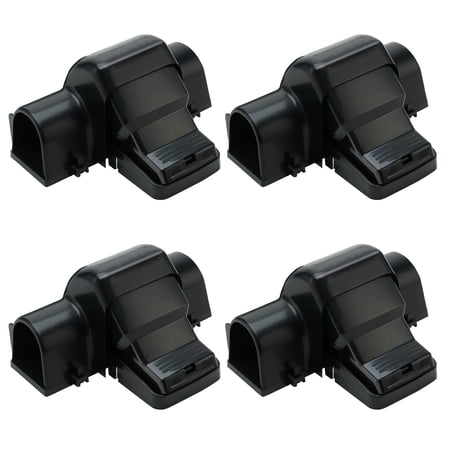 BARLAS Tunneled Safe Pest Control Rat Trap | Humane Dual Entry Traps for Rats and Mice | Rat Snap Traps with Safe Pedal Design| Outdoor Rodent Catcher for Home Office or Restaurants-Pack of 4