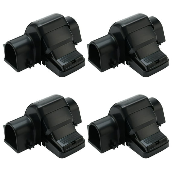 BARLAS Tunneled Safe Pest Control Rat Trap | Humane Dual Entry Traps for Rats and Mice | Rat Snap Traps with Safe Pedal Design| Outdoor Rodent Catcher for Home Office or Restaurants-Pack of 4