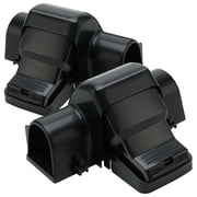 BARLAS Tunneled Safe Pest Control Rat Trap | Humane Dual Entry Traps for Rats and Mice | Rat Snap Traps with Safe Pedal Design| Outdoor Rodent Catcher for Home Office or Restaurants-Pack of 2
