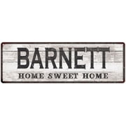 BARNETT Home Sweet Home Country Look Gift 6x18 Metal Sig 206180045683