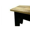 thumbnail image 1 of BARNWOOD & BLACK BENCH-42, 1 of 5