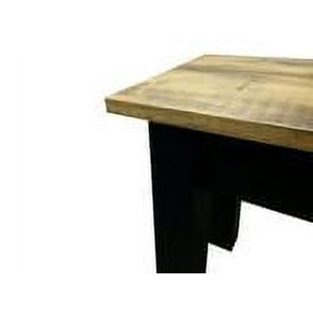 BARNWOOD & BLACK BENCH-42