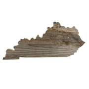 BARNWOODUSA Kentucky Rustic Farmhouse Wood State Sign Wall Home D cor KY Themed Gift for Natural Weathered Gray Reclaimed and Recycled Wood