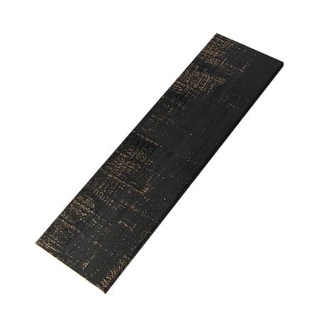 BARNWOODUSA Real Reclaimed Wood Planks - Easy Nail-Up Shiplap Panels for Rustic Wood Wall Paneling (Smoky Black, 6 Inch Sample)