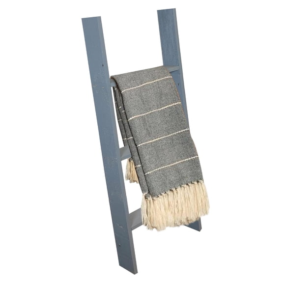 BARNWOODUSA Throw Blanket Ladder Fully Assembled Reclaimed Wood Rustic Decorative Ladder for Towels, Quilts, & More Perfect Farmhouse Decor for Bathroom, Porch, or Living Room,3ft.