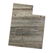 BARNWOODUSA Utah Rustic Farmhouse Wood State Sign Wall Home D cor UT Themed Gift for Natural Weathered Gray Reclaimed and Recycled Wood