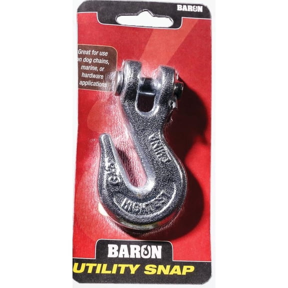 GRAB HOOK CLEVIS GALV 3/8