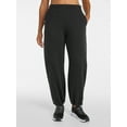 thumbnail image 1 of Athletic Works Women's and Women's Plus Fleece Barrel Leg Pants, Sizes XS-4X, 1 of 6