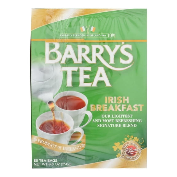 BARRYS - Brisk Irish Breakfast Tea for Daily Enjoyment - 8.8 oz, Case of 80