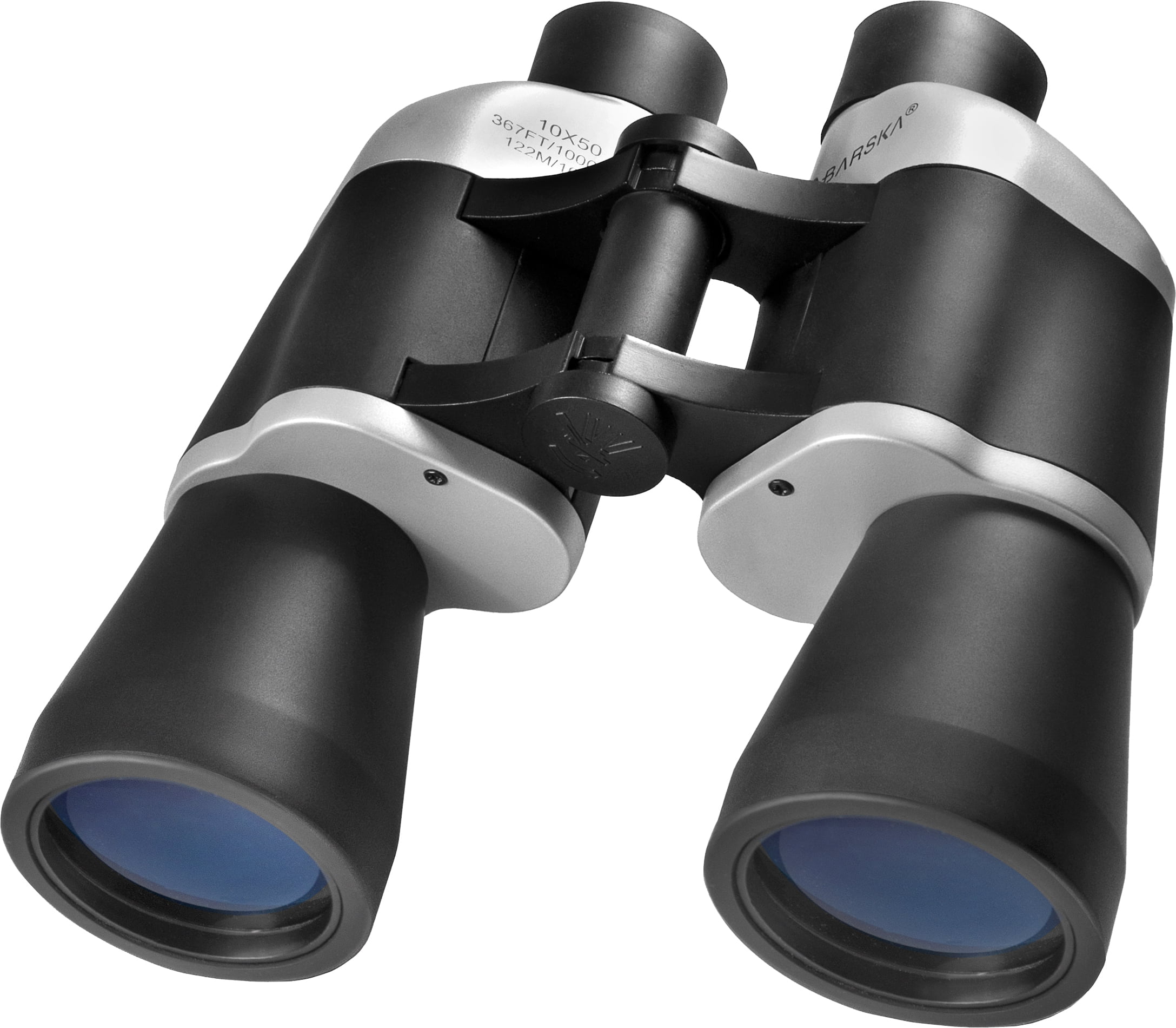 BARSKA 10x50mm Binoculars Focus Free BK-7 Porro Prisms Fully Coated Optics