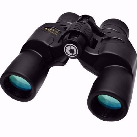 BARSKA AB13530 Crossover 8x30 Waterproof Binoculars for Sports, Boating, Theater, Hunting, etc, Black, One Size