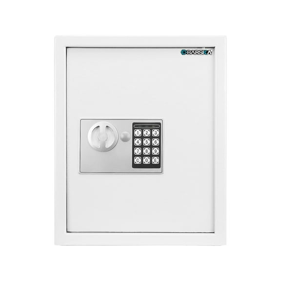 Barska 40-Key Digital Keypad Wall Safe White (AX13964)