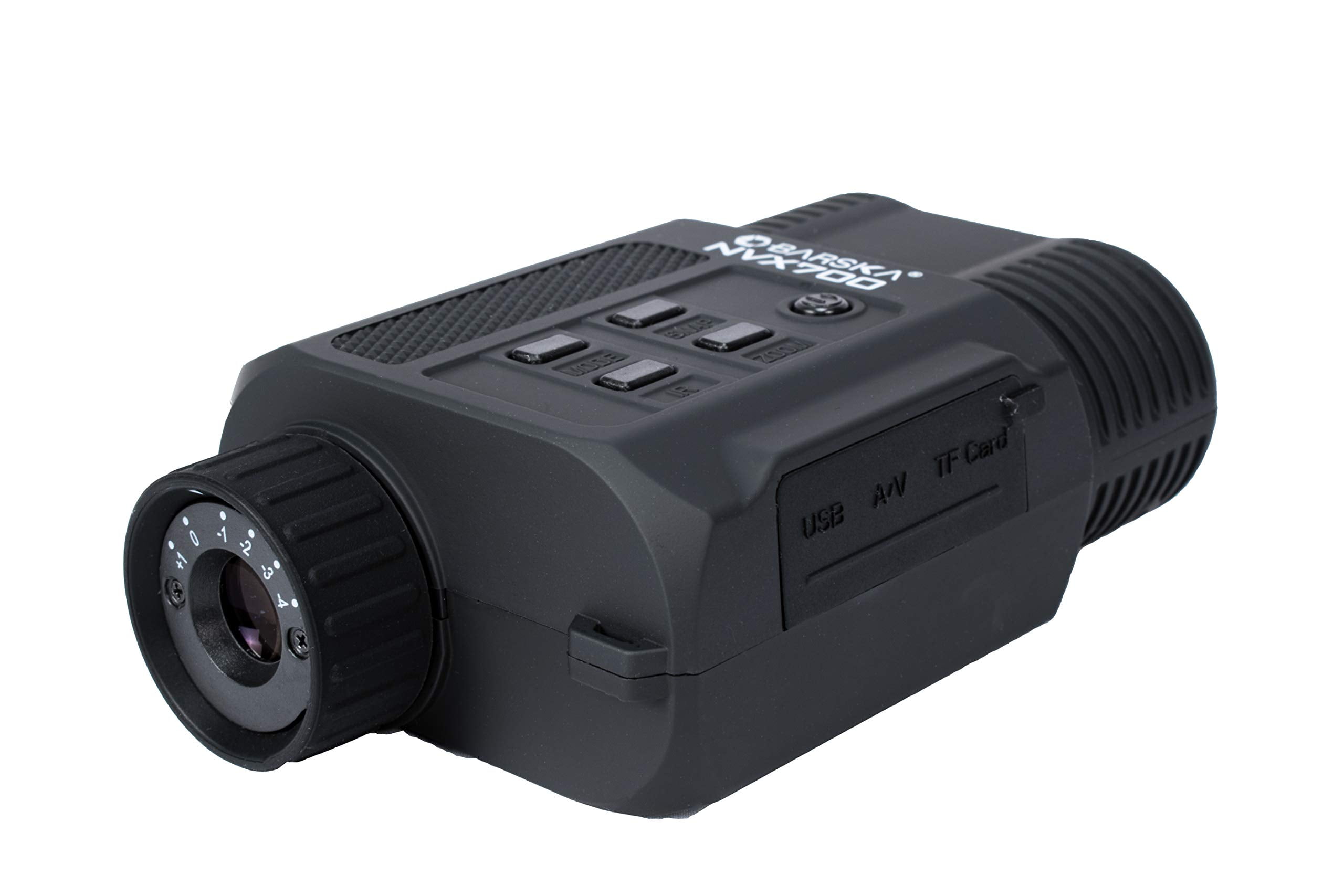 BARSKA BQ13506 Night Vision NVX700 Infrared Illuminator Digital Monocular, Black, One Size