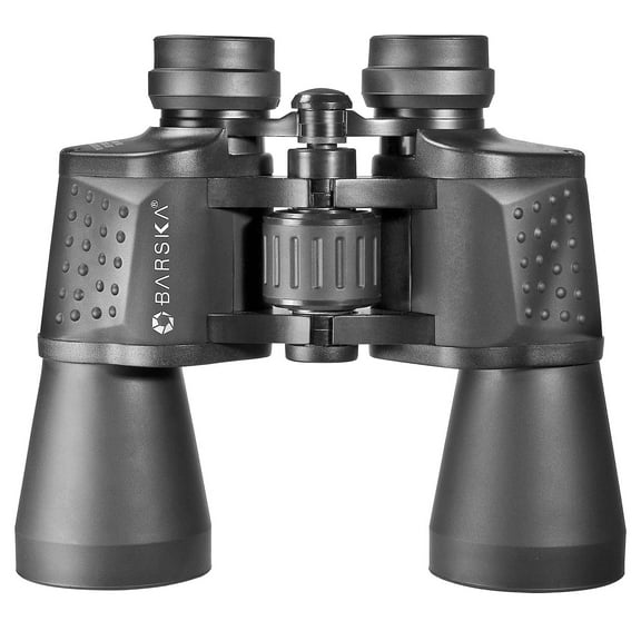 BARSKA CO10675 X-Trail 12x50 Wide Angle Porro Binoculars for Birding, Hiking, Sports, Events, Theater, etc, Black