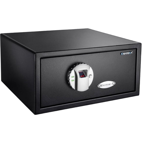 BARSKA Steel Security Safe Quick Access Biometric Fingerprint Lock