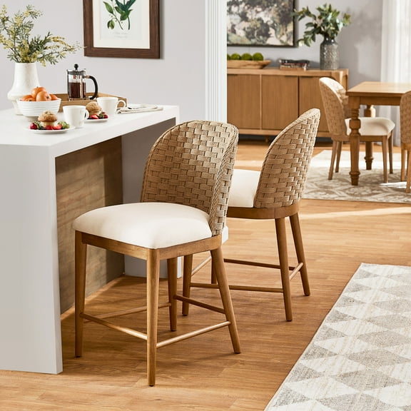 My Texas House Saylor Counter Height Barstools, Set of 2