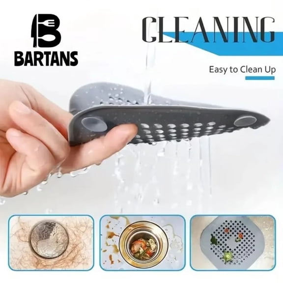 BARTANS Drain Covers Silicone Hair Trap Drain Catches Rubber, Plug