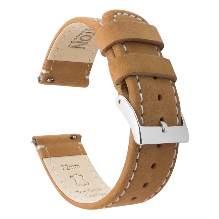 BARTON Quick Release Top Grain Leather Watch Band - Choice  display picture 2
