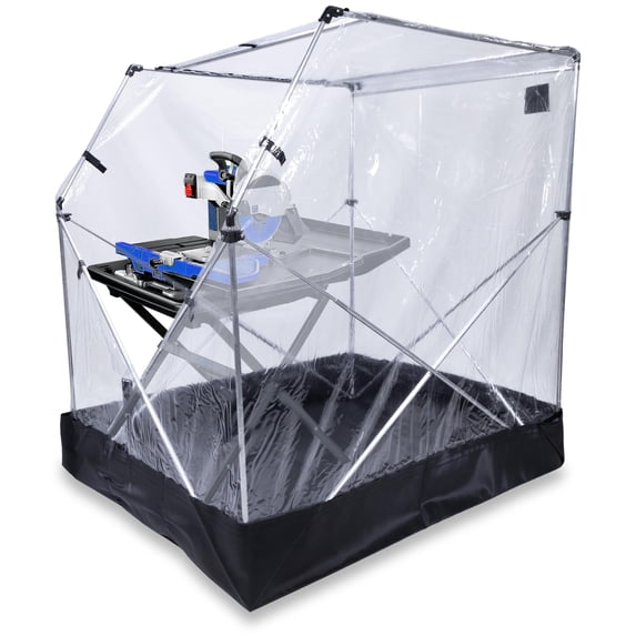 BARWALT BWT70852 Saw Shack, X-Large Wet Tile Saw Tent and Enclosure ...