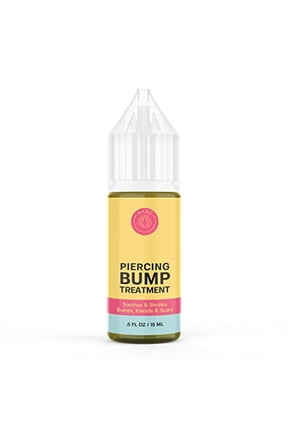 Piercing Bump Solution & Keloid Bump Removal Soothing Piercing Aftercare for Piercing Bumps & Keloid Scar Remova 0.5 oz