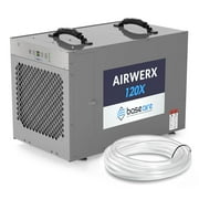 BASEAIRE AirWerx 235 Pints Crawl Space Commercial Dehumidifier with Pump, Whole Homes Dehumidifier for Basements, up to 3,300 sq. ft., Gray