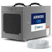 BASEAIRE 235 Pints Crawl Space Commercial Dehumidifier with Pump, AirWerx120X Whole Homes Dehumidifier for Basements, up to 3,300 sq. ft. 5 Years, cETL, Water Damage Storage