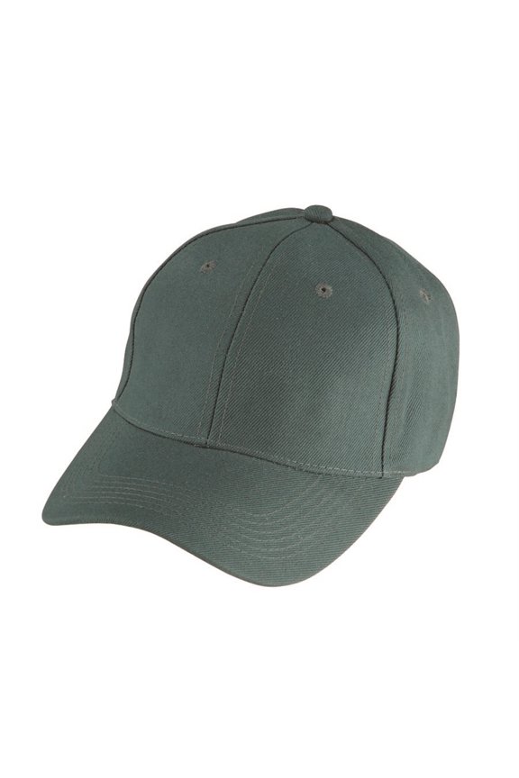 BASEBALL CAP-ADULT-WOOL-DKGRN